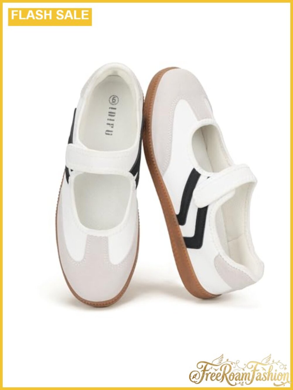 Mary Jane Sneakers Retro Fashion Casual Ballet Flats Memory Foam